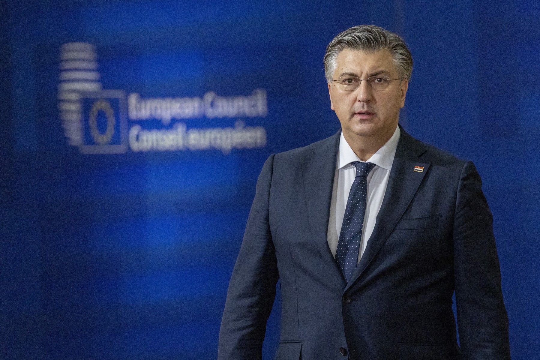 Croatia Prime Minister Andrej Plenkovic arrives for an extraordinary summit of EU heads of state and government (19-20/12), in Brussels, Thursday 19 December 2024. The heads of state and government of the European Union (EU) are expected to discuss over external relations between the EU and the "rest of the world" and the war in Ukraine. BELGA PHOTO NICOLAS MAETERLINCK,Image: 948428046, License: Rights-managed, Restrictions: *** World Rights Except Belgium and France *** BELOUT FRAOUT, Model Release: no, Credit line: Belga / ddp USA / Profimedia