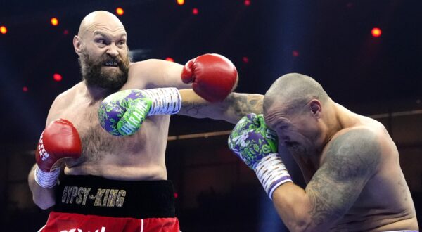 File photo dated 21/12/24 of Tyson Fury in action against Oleksandr Usyk. Tyson Fury has claimed he has retired from boxing in a video post on social media. The 36-year-old former world heavyweight champion lost his second fight with current title holder Oleksandr Usyk last month in Saudi Arabia. Issue date: Monday January 13, 2025.,Image: 949182776, License: Rights-managed, Restrictions: FILE PHOTO Use subject to restrictions. Editorial use only, no commercial use without prior consent from rights holder., Model Release: no, Credit line: Nick Potts / PA Images / Profimedia