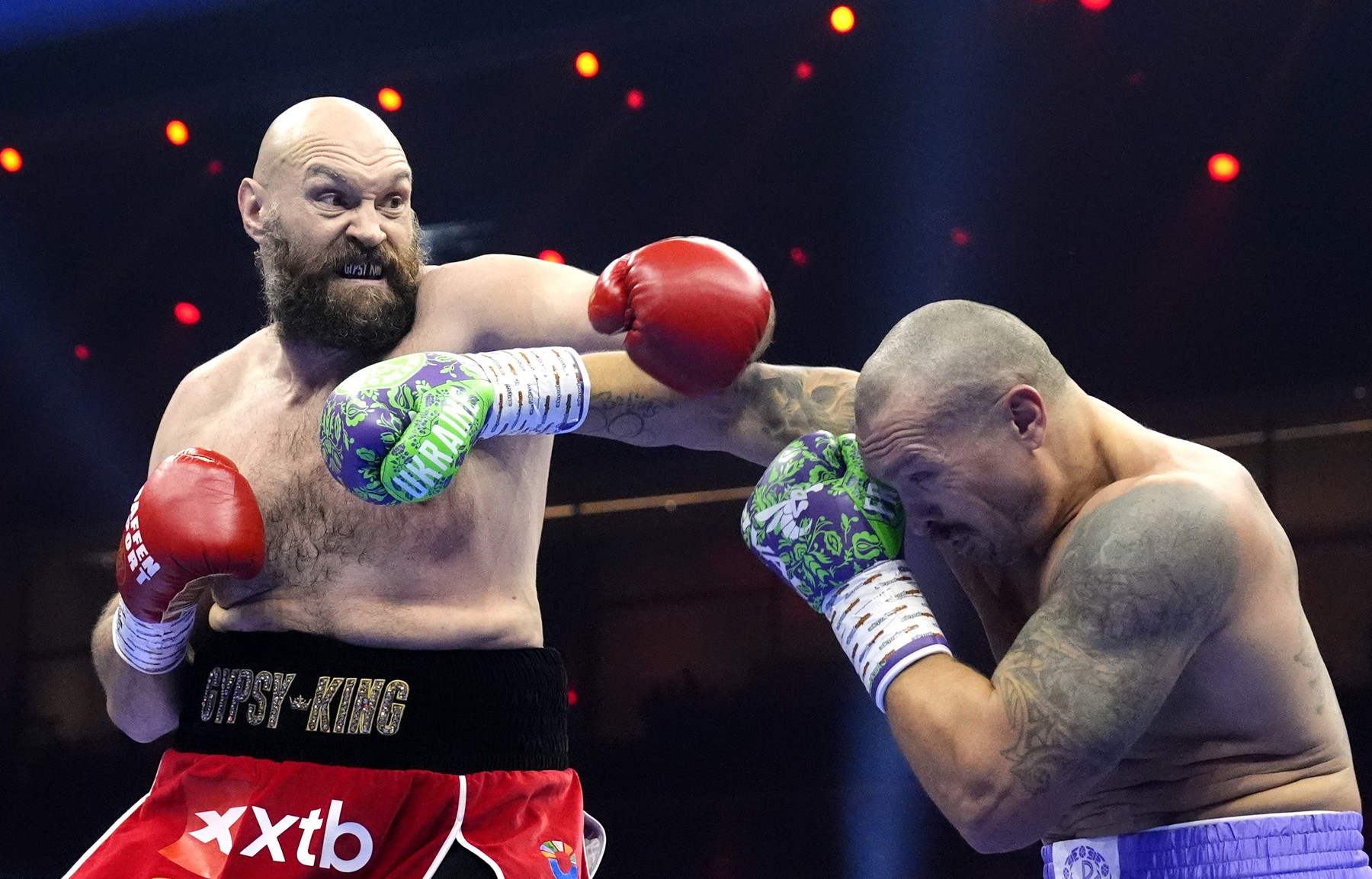 File photo dated 21/12/24 of Tyson Fury in action against Oleksandr Usyk. Tyson Fury has claimed he has retired from boxing in a video post on social media. The 36-year-old former world heavyweight champion lost his second fight with current title holder Oleksandr Usyk last month in Saudi Arabia. Issue date: Monday January 13, 2025.,Image: 949182776, License: Rights-managed, Restrictions: FILE PHOTO Use subject to restrictions. Editorial use only, no commercial use without prior consent from rights holder., Model Release: no, Credit line: Nick Potts / PA Images / Profimedia