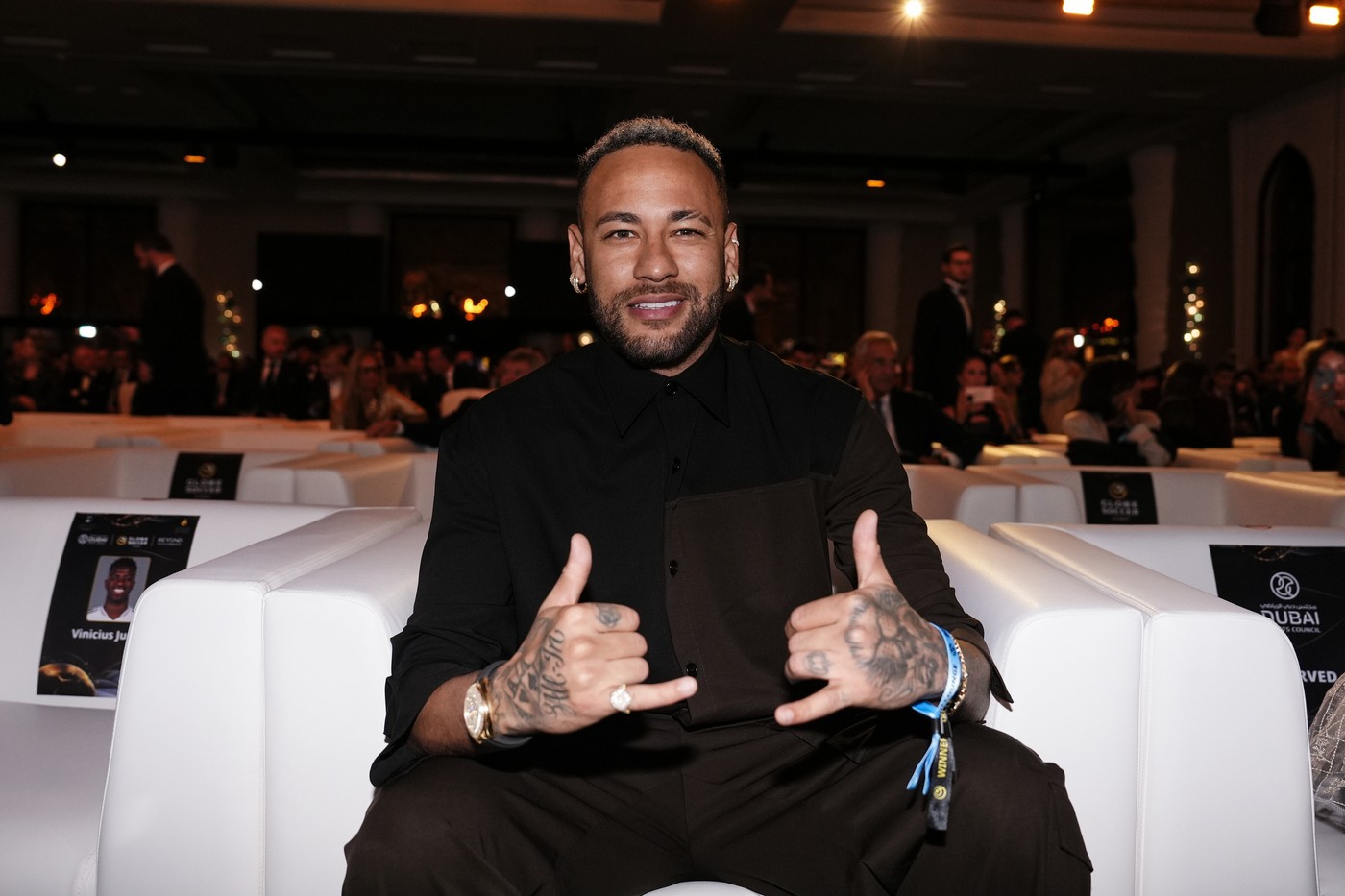 Neymar Jr during the Globe Soccer Awards 2025 - 15h edition. Dubai, UAE - Sport- December 27, 2024. (),Image: 950441602, License: Rights-managed, Restrictions: , Model Release: no, Credit line: Fabio Ferrari / LaPresse / Profimedia