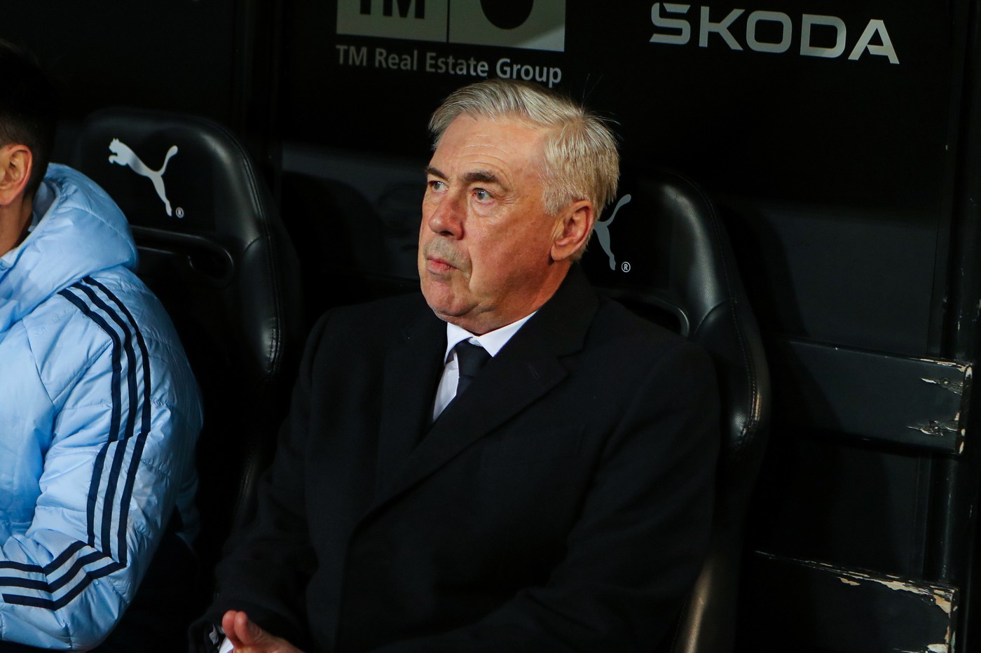 January 3, 2025, Valencia, Valencia, SPAIN: Carlo Ancelotti, head coach of Real Madrid looks on during the Spanish league, La Liga EA Sports, football match played between Valencia CF and Real Madrid at Mestalla stadium on January 3, 2025, in Valencia, Spain.,Image: 951609812, License: Rights-managed, Restrictions: , Model Release: no, Credit line: Ivan Terron / Zuma Press / Profimedia