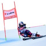 Croatia's Zrinka Ljutic competes in the first run of the Women's Giant Slalom event as part of the FIS Alpine ski world Cup 2024-2025 in Kranjska Gora, Slovenia, on January 4, 2025.,Image: 951694733, License: Rights-managed, Restrictions: , Model Release: no, Credit line: Jure Makovec / AFP / Profimedia