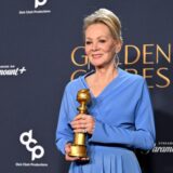 US actress Jean Smart poses with the Best Performance by a Female Actor in a Television Series – Musical or Comedy award for "Hacks" in the press room during the 82nd annual Golden Globe Awards at the Beverly Hilton hotel in Beverly Hills, California, on January 5, 2025.,Image: 952006027, License: Rights-managed, Restrictions: , Model Release: no, Credit line: Robyn Beck / AFP / Profimedia