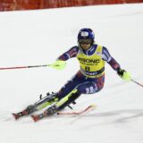 Samuel Kolega (CRO) Rossignol during the AUDI FIS Ski World Cup 2024/25 - 3Tre - Menâs Night Slalom at Canalone Miramonti Slope, on January 8th, 2025, Trento, Italy during AUDI FIS Ski World Cup - Slalom - Men, Alpine Ski race in Madonna di Campiglio, Italy, January 08 2025,Image: 952453198, License: Rights-managed, Restrictions: Per la presente foto non è stata rilasciata liberatoria. Ai sensi di legge e come già accettato in fase di registrazione sul sito, chi pubblica la foto è tenuto a pixelare tutto ciò che violi il Diritto alla Privacy di soggetti terzi (volti, targhe ecc.)., Model Release: no, Credit line: IPA Sport/ABACA / Abaca Press / Profimedia