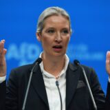 16. Bundesparteitag der Alternative für Deutschland am 11.01.2025 in der WT Energiesysteme Arena in Riesa Dr. Alice Weidel  Bundessprecherin und Kanzlerkandidatin AfD  xRx,Image: 952925778, License: Rights-managed, Restrictions: imago is entitled to issue a simple usage license at the time of provision. Personality and trademark rights as well as copyright laws regarding art-works shown must be observed. Commercial use at your own risk., Model Release: no, Credit line: Revierfoto / imago stock&people / Profimedia