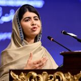 Nobel Peace Prize Laureate Malala Yousafzai speaks during an international summit on 'Girls’ Education in Muslim Communities', in Islamabad on January 12, 2025. Yousafzai, a Pakistani education activist urged Muslim leaders on January 12, not to "legitimise" the Afghan Taliban government and to "show true leadership" by opposing their curbs on women and girls' education.,Image: 953100677, License: Rights-managed, Restrictions: , Model Release: no, Credit line: Aamir QURESHI / AFP / Profimedia