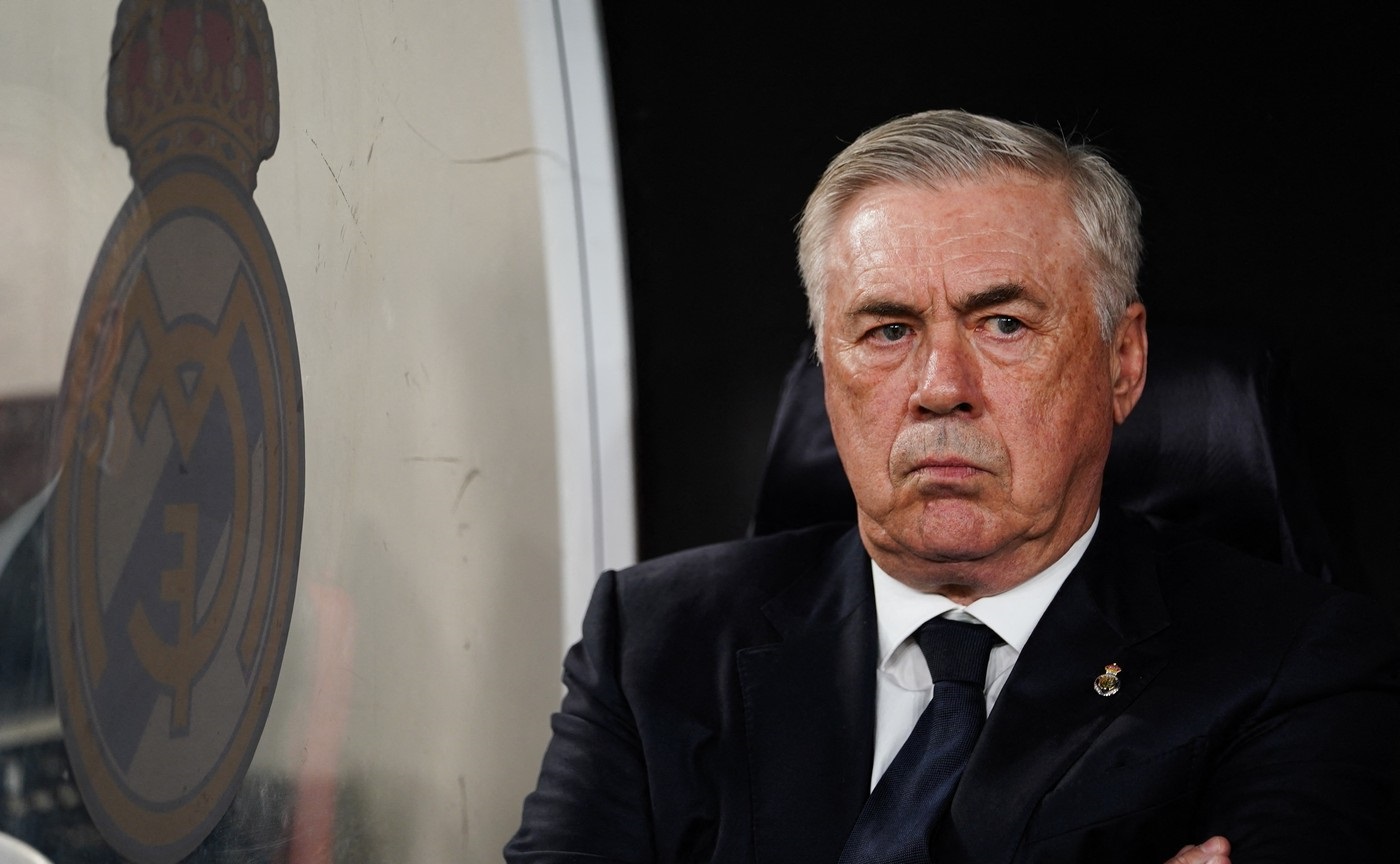 JEDDAH, SAUDI ARABIA - JANUARY 12: Head coach Carlo Ancelotti of Real Madrid follows the Spanish Super Cup final, known as 'El Clasico,' between Real Madrid and Barcelona at the King Abdullah Sports City Stadium in Jeddah, Saudi Arabia on January 12, 2025. Ismael Adnan Yaqoob / Anadolu/ABACAPRESS.COM,Image: 953209985, License: Rights-managed, Restrictions: , Model Release: no, Credit line: AA/ABACA / Abaca Press / Profimedia