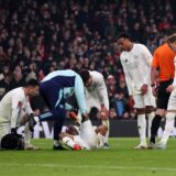 January 12, 2025, London: London, England, 12th January 2025. Arsenal's Gabriel Jesus goes off injured during the FA Cup match at the Emirates Stadium, London.,Image: 953318575, License: Rights-managed, Restrictions: * United Kingdom Rights OUT *, Model Release: no, Credit line: David Klein / Zuma Press / Profimedia