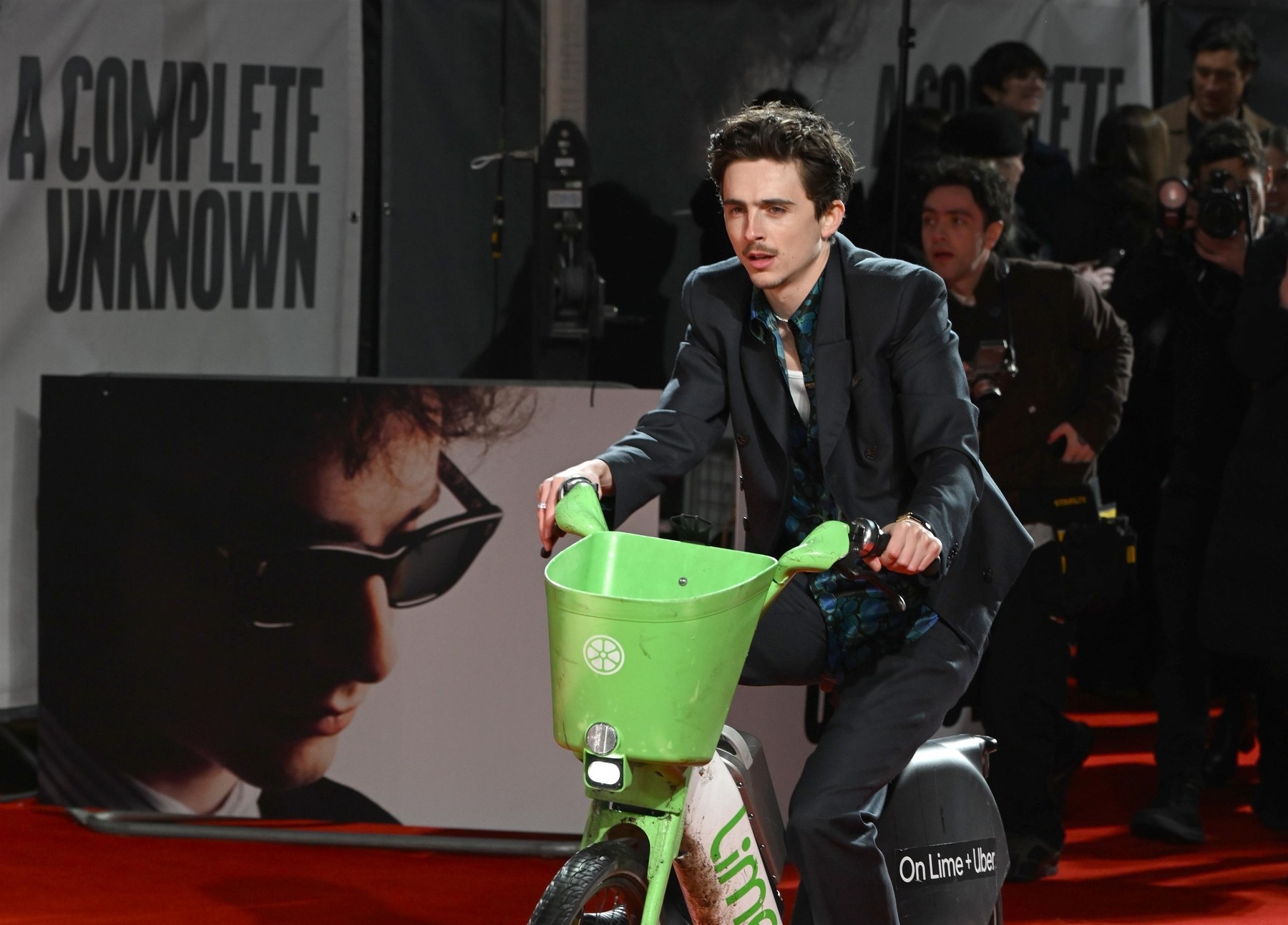 London, UNITED KINGDOM  - Celebrities arrive for UK premiere of "A Complete Unknown" at the BFI Southbank In London

*Pictures Containing Children Please Pixelate Face Prior To Publication*,Image: 953835357, License: Rights-managed, Restrictions: , Model Release: no, Pictured: Timothee Chalamet, Credit line: BACKGRID / Backgrid UK / Profimedia