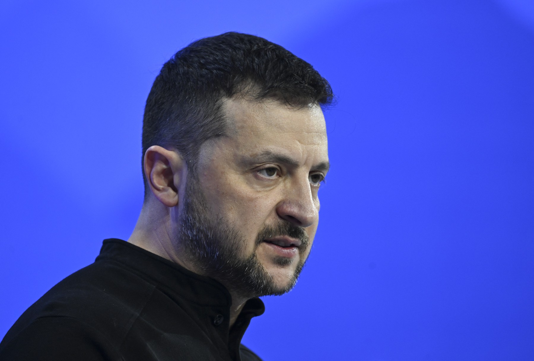 DAVOS, SWITZERLAND - JANUARY 21: Ukraine's President Volodymyr Zelensky attends a session during the World Economic Forum (WEF) annual meeting in Davos, Switzerland on January 21, 2025. Halil Sagirkaya / Anadolu,Image: 956099736, License: Rights-managed, Restrictions: , Model Release: no, Credit line: HALIL SAGIRKAYA / AFP / Profimedia