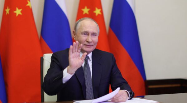 Russia,  Novo-Ogaryovo, Moscow Region - January 21, 2025 .Videoconference of Russian President Vladimir Putin with Chinese President Xi Jinping after Donald Trump was sworn in as the 47th US president.,Image: 956293444, License: Rights-managed, Restrictions: * France, Germany and Italy Rights Out *, Model Release: no, Credit line: Po/Ropi / Zuma Press / Profimedia