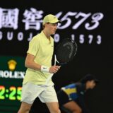 MELBOURNE, AUSTRALIA - JANUARY 26: Jannik Sinner of Italy in action against Alexander Zverev (not seen) of Germany during the Men's Singles Final of the 2025 Australian Open at Melbourne Park in Melbourne, Australia on January 26, 2025. Mark Avellino / Anadolu,Image: 957763101, License: Rights-managed, Restrictions: , Model Release: no, Credit line: Mark Avellino / AFP / Profimedia